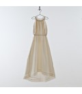 Vestido halter arena con encaje YOU&ME