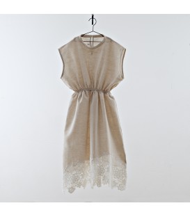 Rustic dress with crochet bottom YOU&ME