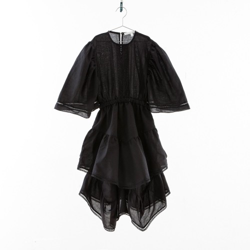 Dress black with hemstitch YOU&ME