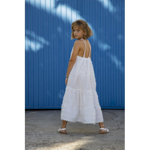 Dress braces white with fringe YOU&ME