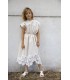 Rustic dress with crochet bottom YOU&ME