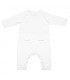 Jumpsuit YOU&ME Relax fit, ranglan sleeve, front packets, finished overlock, supersoft fleece , organic cotton