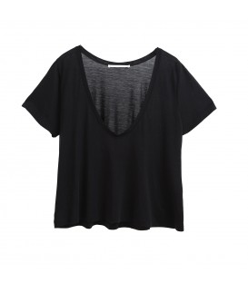 Cropped T-shirt YOU&ME , silk cotton